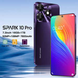 Vente chaude Original Spark 10 Pro Android Smartphone 8 + <span class=keywords><strong>128</strong></span> Écran HD LTE Cellulaire MTK Processeur Français Espagnol Fonctionnement - Product Image 3