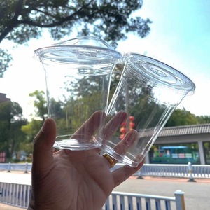 12 14 16Oz 18Oz 20Oz Tùy Chỉnh Bán Buôn Đảng Takeaway Món Tráng Miệng Pet Rõ Ràng Cup Nhựa Dùng Một Lần Có Nắp Đậy - Product Image 4