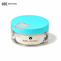 Pot de baume pour pattes d'animaux avec cuillère 30G 50G – Contenant hermétique pour baume pour le nez et les pattes d'animaux – Emballage pour soins des pattes