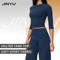 Ensemble de vêtements de sport de haute qualité pour femmes, tenue de Pilates, vêtements de gym, vêtements de fitness, ensemble de yoga personnalisé en 2 pièces