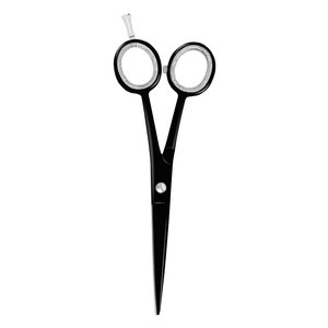 กรรไกรตัดผมมือขวา สแตนเลสอย่างดี คมกริบ ด้ามจับยางตรง คุณภาพสูง - Product Image 2