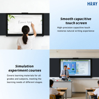 Интерактивная доска BOE 4K D LED HRAY 86 дюймов для обучения в классах школ