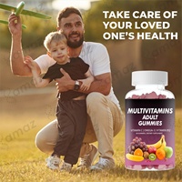 Complément alimentaire multivitaminé végétalien Amaz OEM ODM pour le bien-être quotidien, soutien nutritionnel des muscles et des os, multivitamines en gummies pour adultes