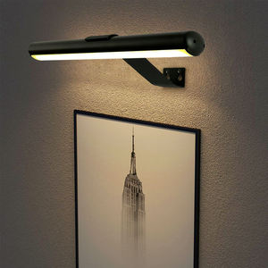 Hiện đại có thể sạc lại dẫn đèn tường không dây trong nhà bộ sưu tập hình ảnh Ánh sáng cảm ứng điều khiển từ xa cơ thể nhôm cho phòng khách - Product Image 4