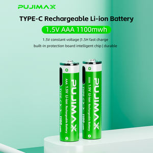 PUJIMAX Confezione da 2 Batterie AAA Ricaricabili Tipo-C, Batteria agli Ioni di Litio 1.5V con Porta USB e Cavo di Ricarica 2 in 1 - Product Image 2