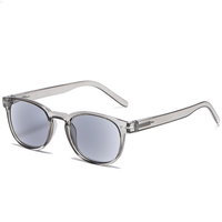 Europe et états-unis lunettes de soleil à grande monture, verres gris résistants aux radiations, presbytie, pour hommes et femmes, lunettes de soleil de pêche