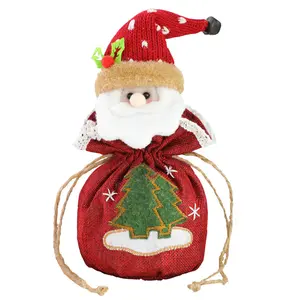 Small Christmas Gift Apple Bags Decorative Gift Bag Children's Christmas Gifts Toy Set Plush For Kids