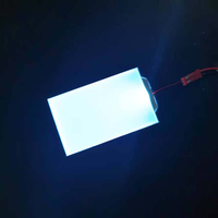 Feuille de rétroéclairage LED blanche personnalisée pour modules d'affichage LCD, haute luminosité, fine, OEM ODM avec plaque guide-lumière, directement de l'usine