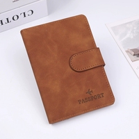 Porte-passeport multifonction durable avec plusieurs emplacements pour cartes, porte-documents d'affaires, étui de voyage en cuir PU pour passeport