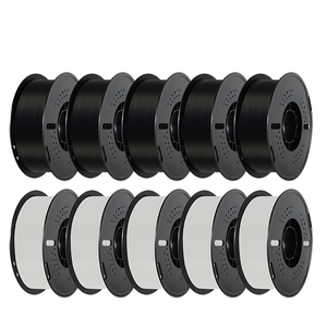 เส้นพลาสติก PETG สำหรับเครื่องพิมพ์ 3 มิติ ขนาด 1.75 มม. น้ำหนัก 10 กก. (22 ปอนด์) 10 ม้วน ความแม่นยำสูง ทนความร้อนได้ถึง 240 องศาเซลเซียส ส่งตรงจากโรงงาน - Product Image 1