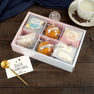 Caja Cuadrada Biodegradable de Diseño Personalizado, Caja de Cartón Plegable para Empacar Galletas, Dulces y Macarons - Product Image 3