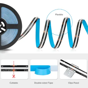 Ma thuật Giấc Mơ Màu ws2811ic DC24V 720LED địa chỉ rgbic màu đuổi theo pixel kỹ thuật số COB <span class=keywords><strong>LED</strong></span> <span class=keywords><strong>Strip</strong></span> - Product Image 4