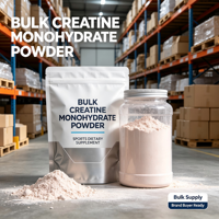 Poudre de créatine monohydrate naturelle de qualité GMP pour les marques de nutrition sportive pour adultes - OEM/ODM disponible