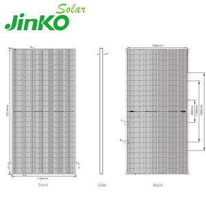 Niveau 1 marque Jinko PERC cellule solaire de type P à demi-coupe 530W <span class=keywords><strong>540Wp</strong></span> 545watts 550 watts Module PV Mono panneau solaire - Product Image 3