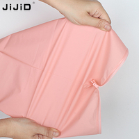 Sacs d'emballage en plastique transparent avec fermeture éclair givrée personnalisés JIJID 25*35/35*40cm, sacs refermables pour vêtements