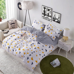 Set di Biancheria da Letto 4 Pezzi in Cotone 100% Intrecciato, Moderno, Tinta Unita, Ecologico, Per Tutte le Stagioni, Copripiumino, Lenzuolo Piatto, Lenzuolo con Angoli, 500TC - Product Image 2