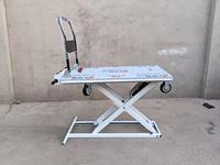 Chariot élévateur hydraulique électrique XINGZHI, plateforme extra large 1200x700mm, capacité de charge 300kg, batterie lithium 48V, levée 90cm