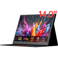 Monitor Portátil Eimo de 14 Pulgadas, Extensor de Pantalla para Laptop, Tipo-C, Delgado, para Oficina, Conferencias, Trabajo Remoto
