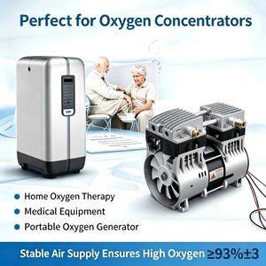 Compresor sin Aceite para Concentrador de Oxígeno 120L/min, Bomba de Aire Médica de Bajo Ruido para Generador de Oxígeno Portátil - Product Image 2