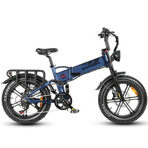 Bicicleta Eléctrica Plegable SAMEBIKE RS-A02 20*4.0 con Neumáticos Gruesos, Suspensión Completa, Personalizada, 48V 17Ah, Largo Alcance, 1200w, Almacén en la UE, Ebike 1000w - Product Image 4