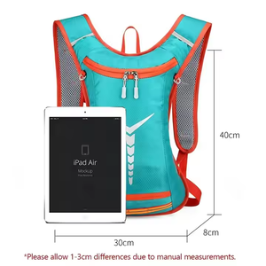 Léger respirant réfléchissant vélo Portable sac à dos cyclisme vélo équitation poche d'hydratation sac à dos avec poche pour casque - Product Image 3