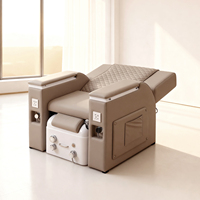 Fauteuil de massage électrique professionnel pour spa des pieds et du dos, avec jets de massage et station de pédicure, dossier réglable, mobilier de salon et spa commercial