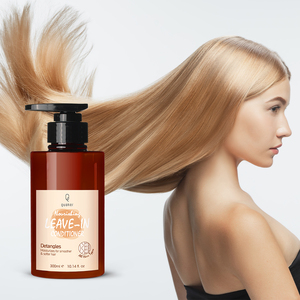 Qquaker Private Label Après-shampoing sans rinçage Ph 6 Kératine Collagène Hydratant organique sans rinçage pour cheveux bouclés - Product Image 2