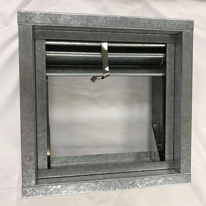 Clapet coupe-feu fusible personnalisé en acier inoxydable et acier galvanisé pour système de conduits d'air hospitaliers avec solutions de conception - Product Image 2