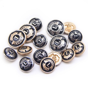 กระดุมโลหะผสมสังกะสีแบบมีก้าน สำหรับกางเกงยีนส์/เสื้อโค้ท พร้อมโลโก้สั่งทำ - Product Image 1