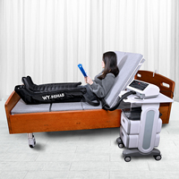 Bottes de récupération pneumatiques à compression d'air en gros, système de drainage lymphatique par pressothérapie à massage séquentiel 12 chambres