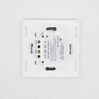 Interrupteur mural intelligent SMG-3067 à écran tactile WiFi et RF sans fil, 3 gangs, sans fil neutre requis, compatible Alexa