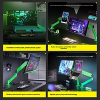 Trois fabricants majeurs exportent en gros le nouveau support d'écran pour ordinateur portable de jeu e-sport, inclinable et orientable à 90 degrés