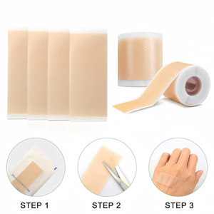 Hysent 1.57 ''x 59'' Grand Patch en gel de <span class=keywords><strong>silicone</strong></span> <span class=keywords><strong>Cicatrice</strong></span> Ruban médical épais Bandage Patch en <span class=keywords><strong>silicone</strong></span> Bande de <span class=keywords><strong>cicatrice</strong></span> en <span class=keywords><strong>silicone</strong></span> pour cicatrices - Product Image 3