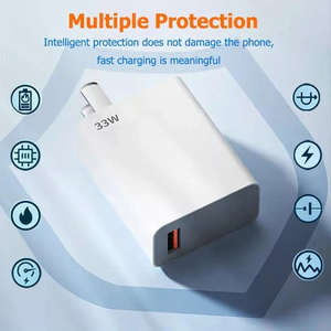 Cargador USB de 33W, Adaptador de Carga Rápida de 6A con <span class=keywords><strong>Cable</strong></span> USB <span class=keywords><strong>Tipo</strong></span> <span class=keywords><strong>C</strong></span> para Xiaomi Redmi Note 13 12, para <span class=keywords><strong>iPhone</strong></span>, para Teléfonos Móviles Samsung - Product Image 6