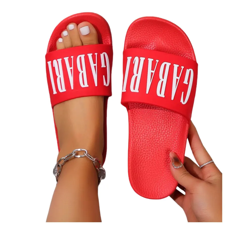 Light Weight Flat sandals Breathable Sandals Slides For outdoor Slipper Sandals with Logo Casual Beach Slides