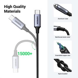 <span class=keywords><strong>Cable</strong></span> UGREEN CM450 USB Tipo C a Conector Auxiliar Macho de 3.5mm para Auto, Adaptador de Audio de 1m, <span class=keywords><strong>Cable</strong></span> Auxiliar Trenzado para Vehículo - Product Image 6