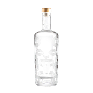 <span class=keywords><strong>La</strong></span> botella <span class=keywords><strong>de</strong></span> vidrio Queen Drink <span class=keywords><strong>de</strong></span> 700ml más vendida, con tapa para Vodka forma plana, whisky, Ron O Tequila en discotecas y bares - Product Image 3
