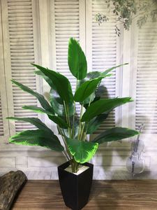 <span class=keywords><strong>Banane</strong></span> de voyage 18 feuilles sans pot Real Touch PU 83cm grande feuille plante verte fleur artificielle plante pour la décoration de la maison et du bureau - Product Image 6