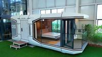 Capsule spatiale portable-Installation facile pour logements temporaires et mobiles Maisons préfabriquées