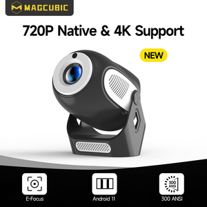 Mini projecteur LED 4K Android 11 300 ANSI 8 Go de stockage, portable de poche pour l'extérieur HY300X - Product Image 6