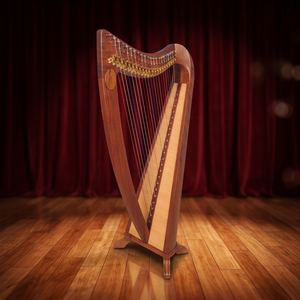 22 <b>String</b> Round Back Harp Rosewood - Product Image 2
