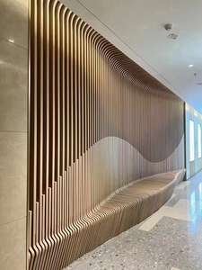 Panel de Pared Divisorio de Habitaciones Moderno de Aluminio, Superficie Anodizada Anticorrosión para Edificios de Oficinas, 70 Pulgadas o Más - Product Image 3