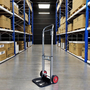 עגלת קניות מתקפלת דו-גלגלית מאלומיניום קל משקל עם תמיכה ב-OEM וקיבולת עומס של 90 ק\"ג - Product Image 2