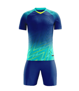 Ensemble de maillot de football noir pour homme, manches courtes, anti-transpiration, uniforme d'équipe rayé, toutes saisons, coupe classique, vêtements de sport en polyester - Product Image 4