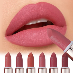 Private Label Matte Waterproof Sweatproof Easy Color Matte Velvet Lipstick <b>Nude</b> Long Lasting Mineral Lipstick Non-Stick - Product Image 2