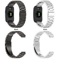 Bracelet de montre en maille milanaise et acier inoxydable à trois maillons pour Garmin CIRQA, bracelet de remplacement en métal pour tracker d'activité sans écran