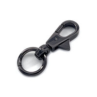 Accessoires de quincaillerie en alliage de zinc : Mousquetons, fermoirs à ressort, anneaux en O, plaques de sangle, porte-clés, colorés et tendance