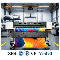 Impresora de Inyección de Tinta Eco Solvente NEWIN Xp600 I3200 con Certificación CE, 24 m²/h, 1 Año de Garantía, Impresión Automática de Etiquetas y Papel Rollo a Rollo