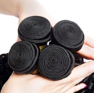 Extensions de cheveux brésiliens vierges de haute qualité en gros, 100% vierges, trame ondulée, 3 paquets, dentelle fine transparente HD 4x4 - Product Image 2