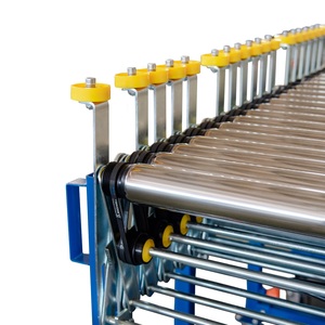 Ligne télescopique électrique de rouleau de convoyeur de rouleau de puissance de Offre Spéciale avec le blocage de bord protègent pour le système de convoyeur - Product Image 3